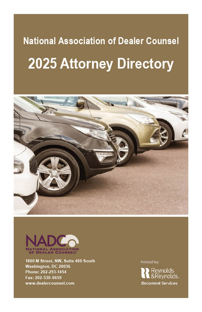 2025 NADC Attorney Directory Cover