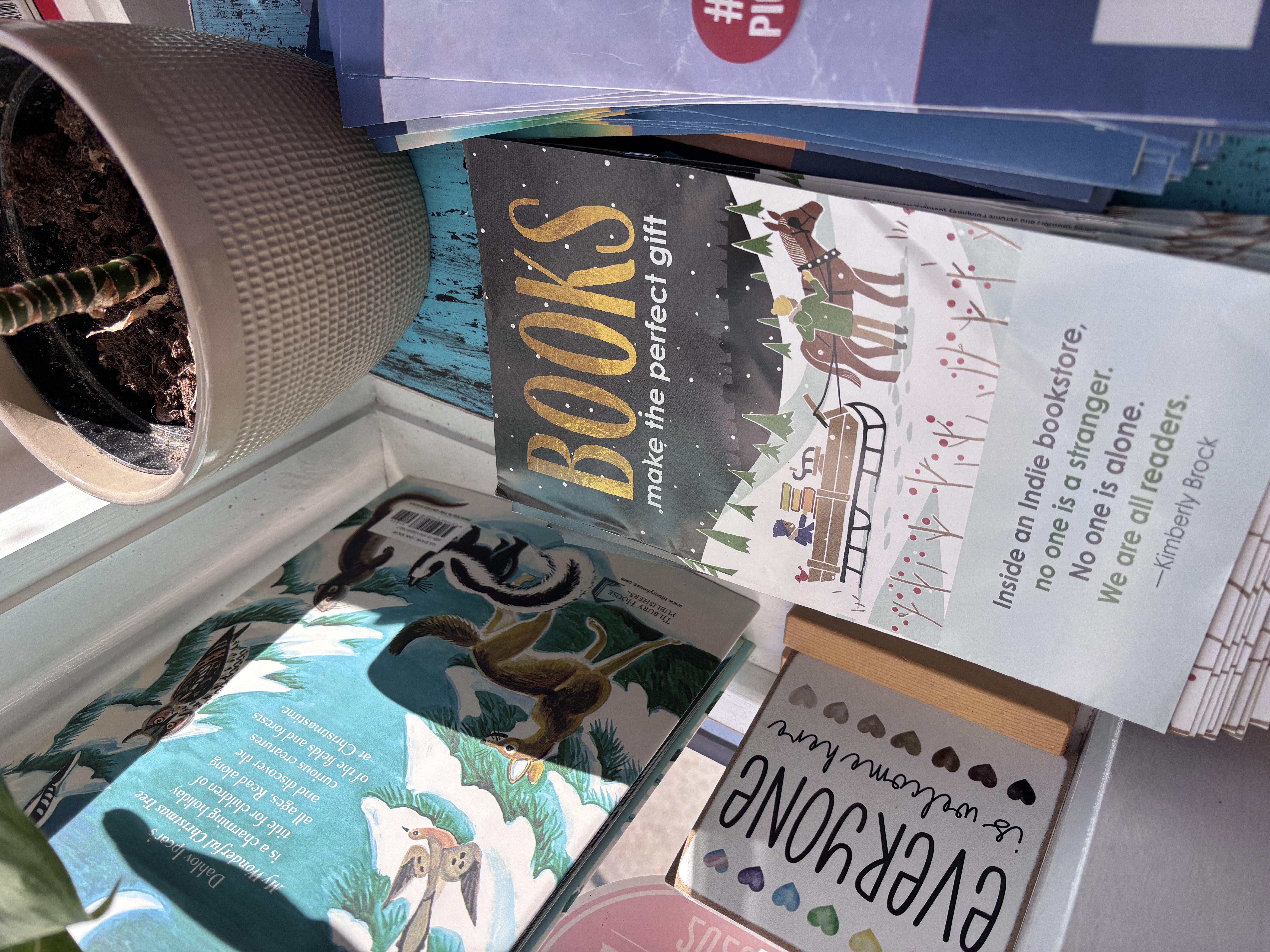 winter catalog display