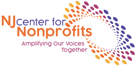 NJ Center for Nonprofits Logo with swirl of dots