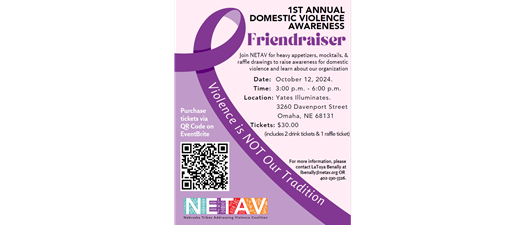 NETAV 1st Annual Domestic Violence Awareness Friendraiser