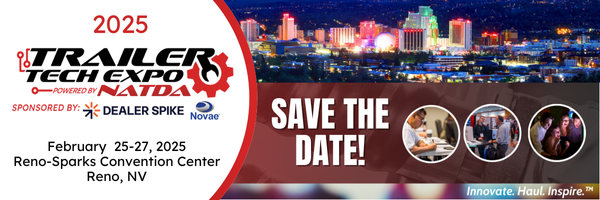 Save the Date Trailer Tech Expo Powered by NATDA 2025