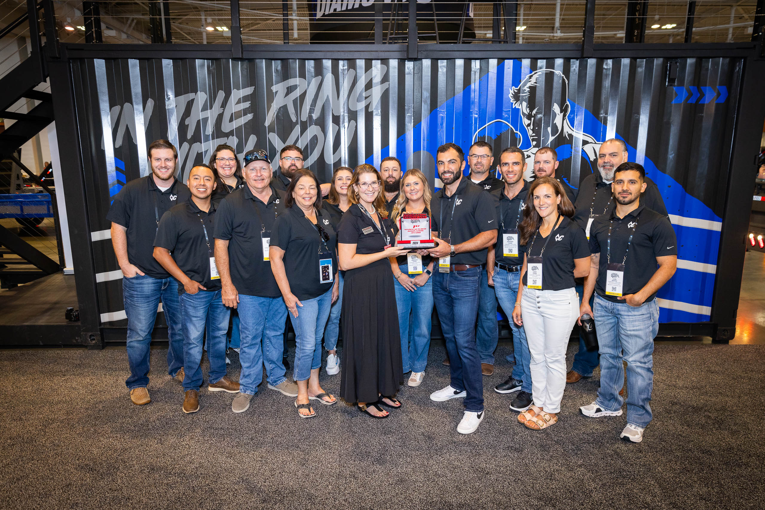 Diamond C Trailers Wins 1st Place Manufacturers Innovation Awards at the NATDA Trailer Show