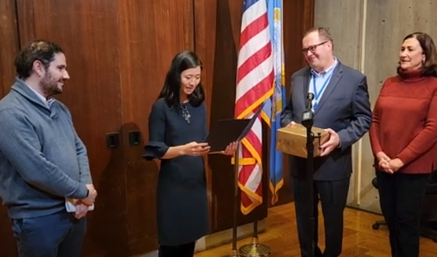 Boston Mayor Michelle Wu Proclamation for Mike Lynch Day