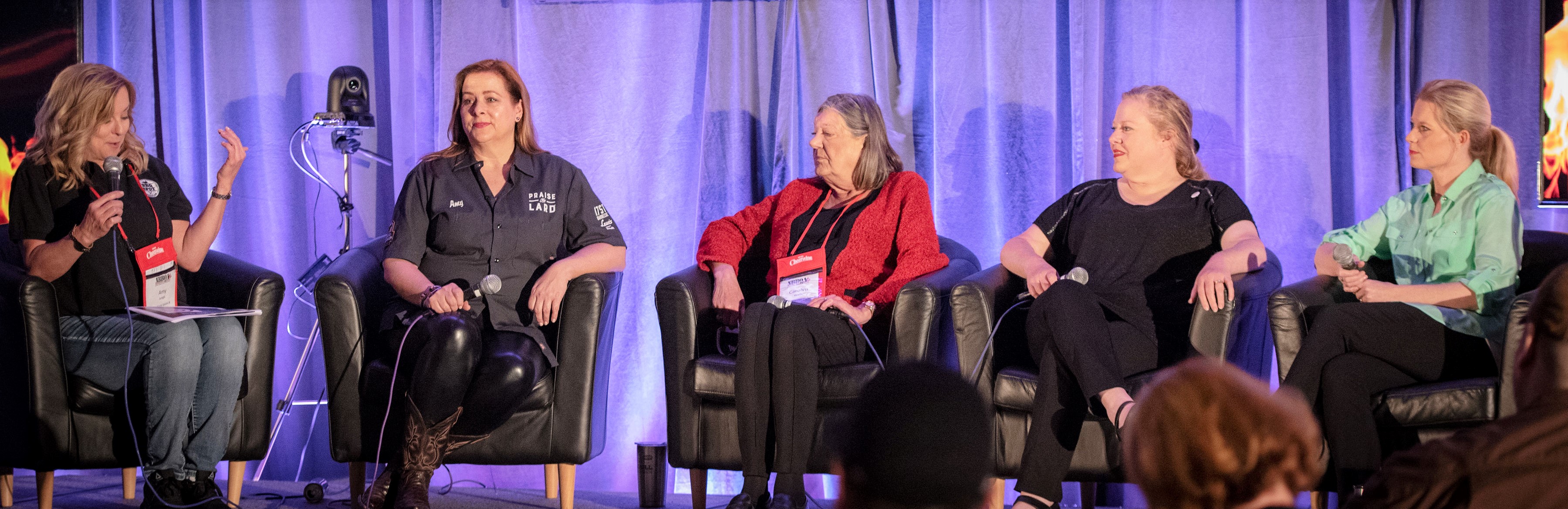 2019 Women's panel sharing their wisdom of the BBQ industry