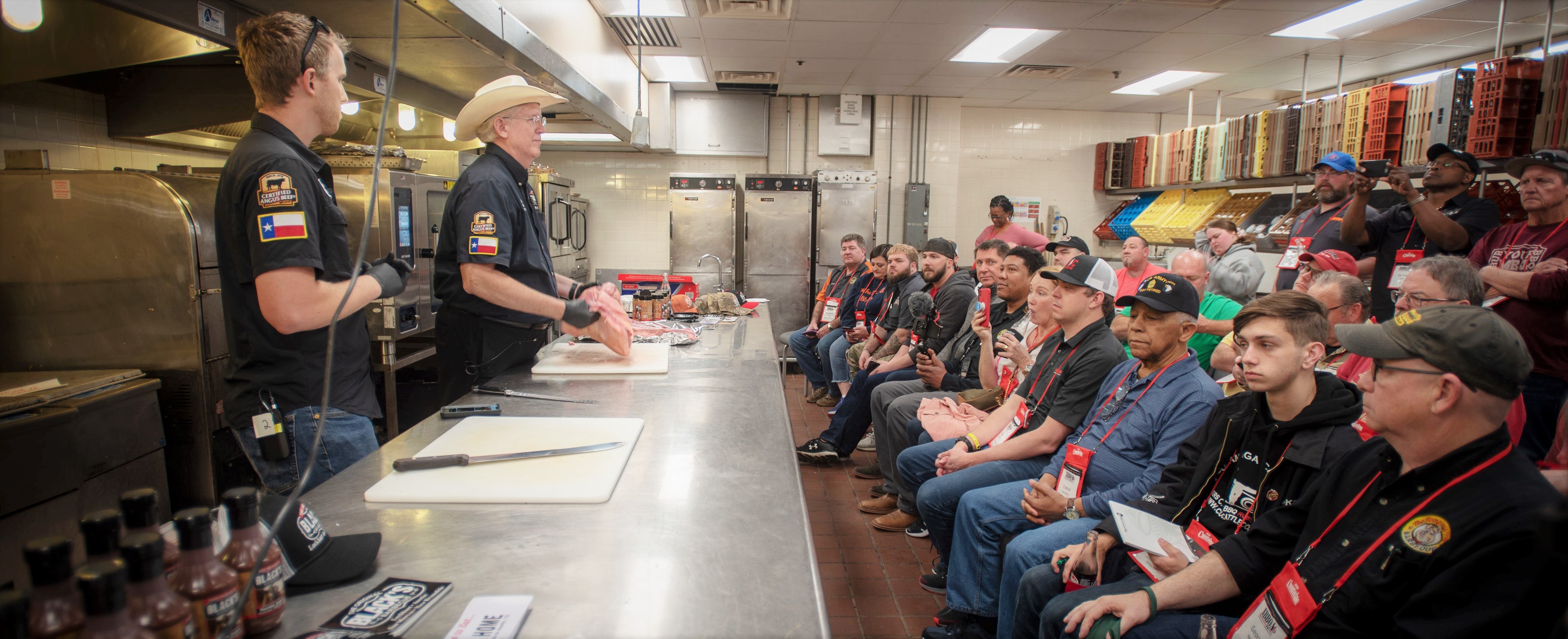 The Blacks present about brisket preparation and the business of selling it