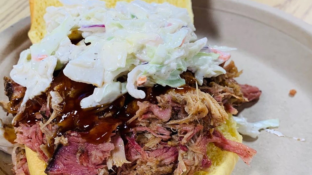 BBQ Sandwich with Slaw