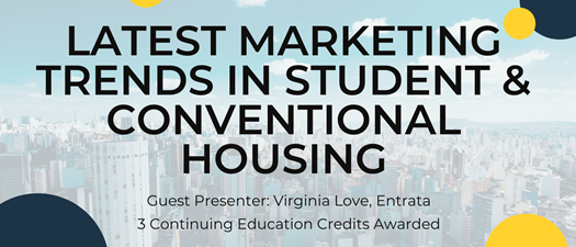 Latest Marketing Trends in Student & Conventional Housing