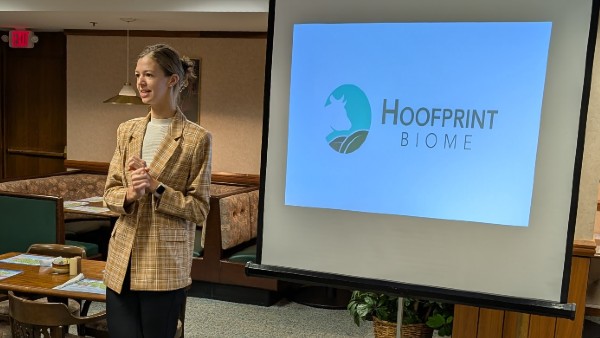 Kathryn Polkoff, co-founder and CEO of Hoofprint Biome