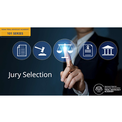 NDAA's Trial Advocacy Academy - 101 Series - Jury Selection (On-Demand)