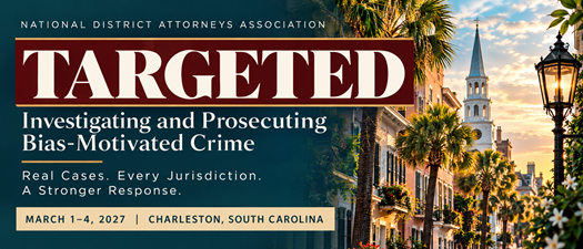 NDAA Training: Targeted — Investigating and Prosecuting Bias-Motivated Crime 