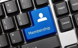 keyboard with key that says Membership