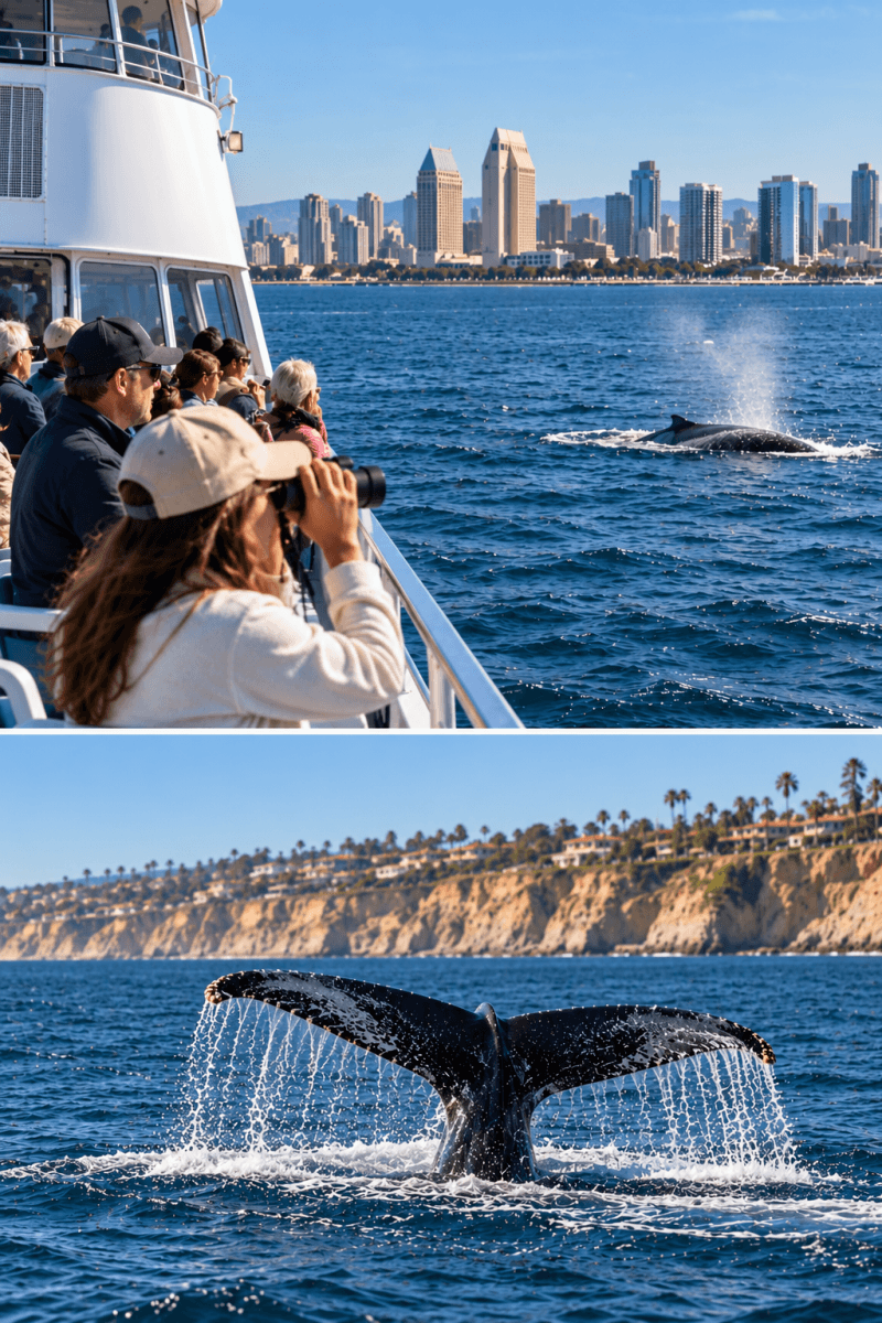 San Diego whale watching