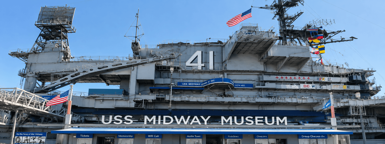 USS Midway in San Diego