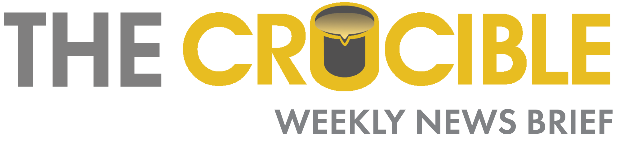 The Crucible Weekly News Brief logo