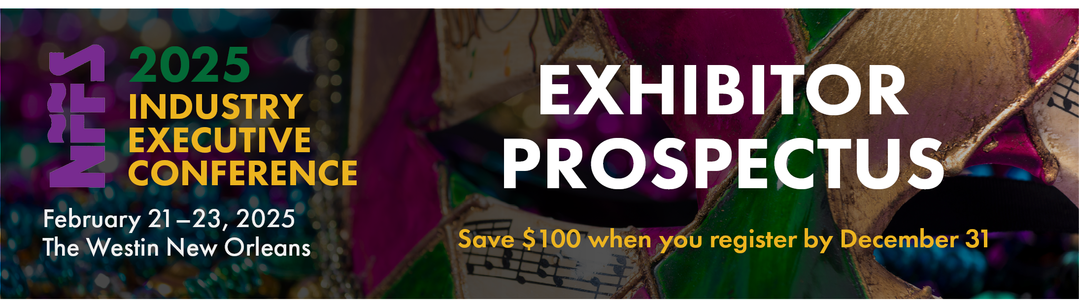 Header with IEC logo that reads "Exhibitor Prospectus - Save $100 when you register by December 31"