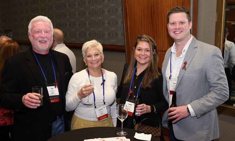 Len & Karen Weber and Amber & Tim Williams of Batesville Products Inc.