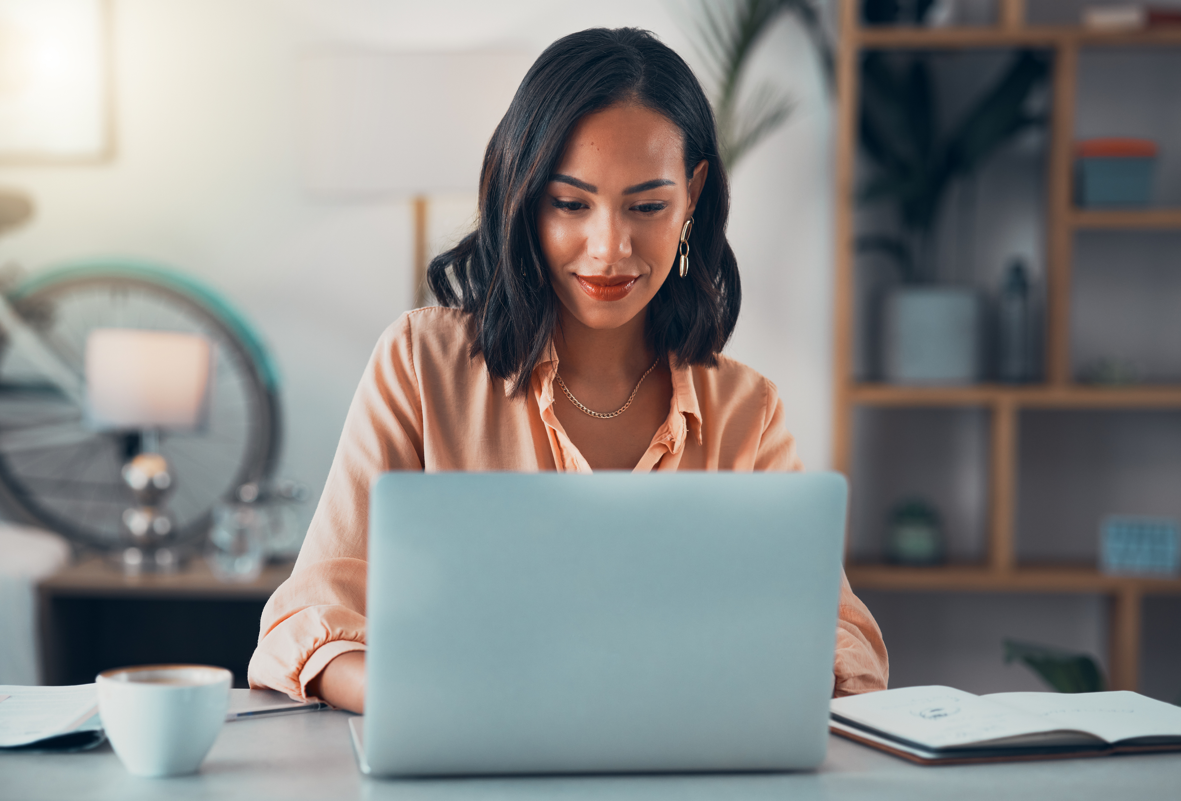 Woman at Computer