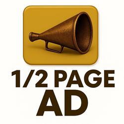 Bronze Level Advertising - 1/2 Page