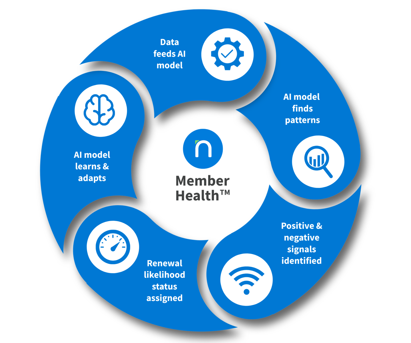 Member Health How it Works Graphic