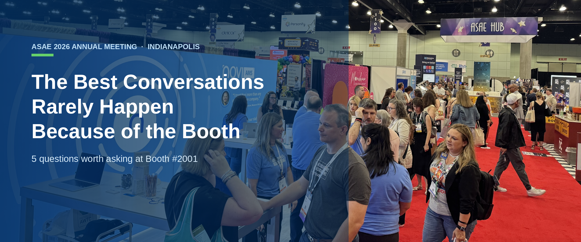 Novi AMS booth at ASAE 2026 Annual Meeting, Booth #2001