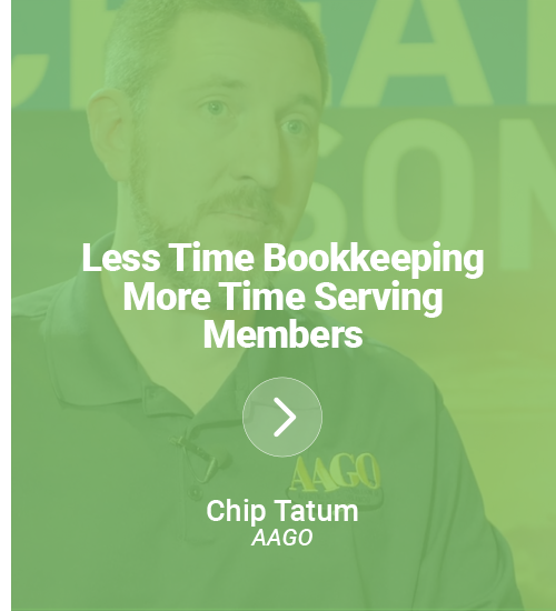 Less Time Bookkeeping, More Time Serving Members