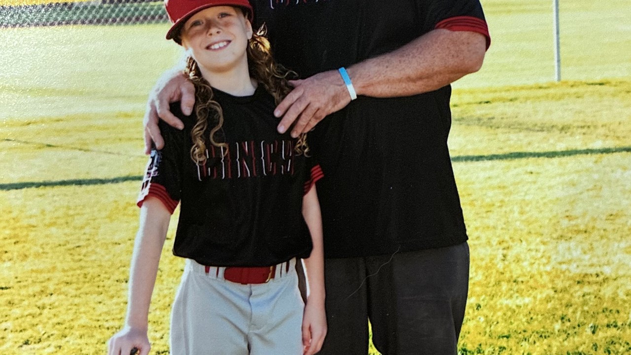 Manager Luke with His Son Zane, Little League Baseball Pahrump