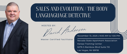 2025 SN Supplier Partners — Sales Evolution/The Body Language Detective by David Andersen