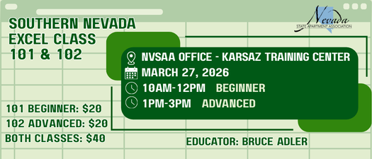 2026 Southern Education - Excel Class 101 & 102  