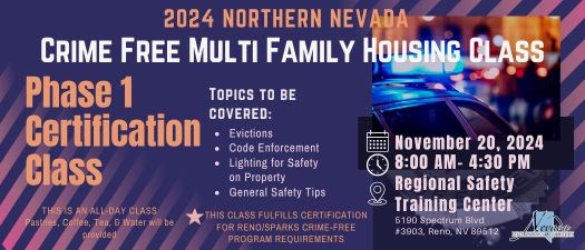 2024 Northern Education - Crime Free Multi Family Housing Class