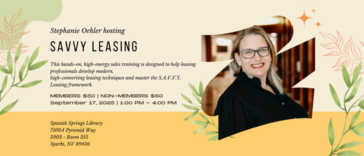 2025 Northern Education - Savvy Leasing - Hosted by Stephanie Oehler