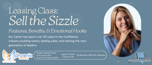 2025 Southern - Leasing Class: Sell the Sizzle: Features, Benefits, & Emotional Hooks