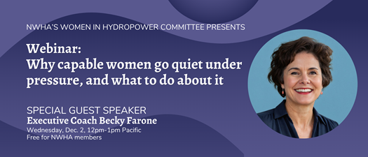 Women in Hydro Webinar with Special Guest Speaker Becky Farone