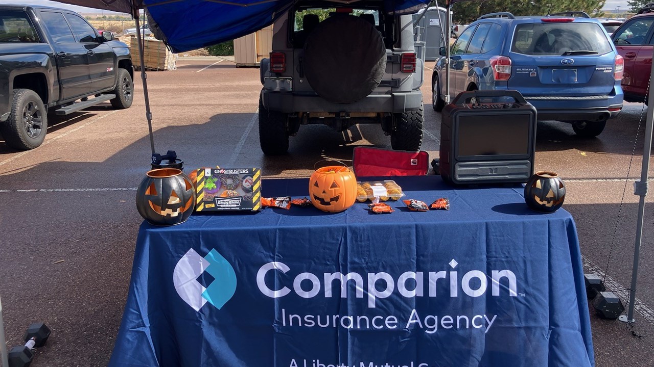  My booth and Jeep at NWIR SoCo Council's Trunk or Treat event 2024