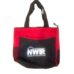 Black and Red Tote Bag