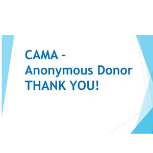 CAMA - Anonymous Donor