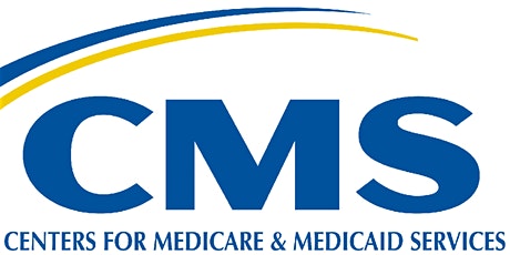 the Centers for Medicare & Medicaid Services logo in blue and yellow