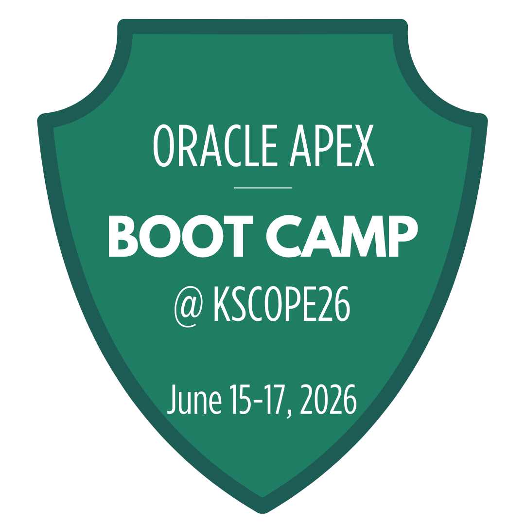 Oracle APEX Boot Camp at Kscope26 