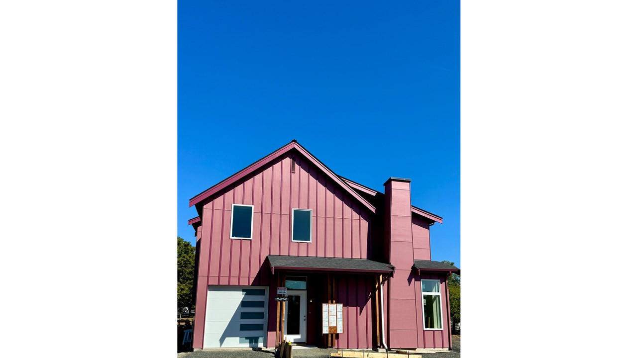 Front of Agape Adult Family Homes near the end of construction