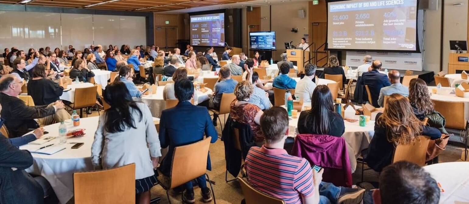Attendees at the 2025 Oregon Life Sciences Annual Conference