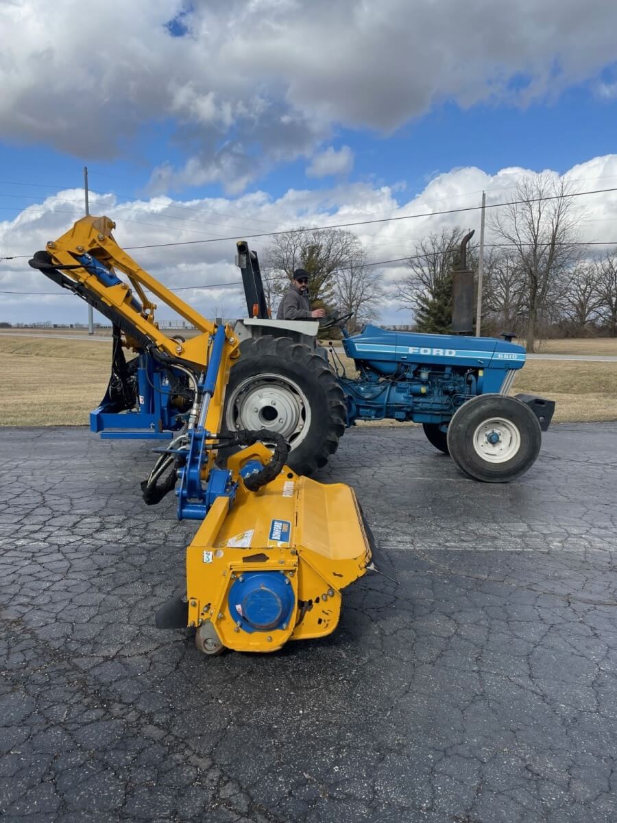 Photo of Bomford Kestrel Variable Forward Arm Boom Mower