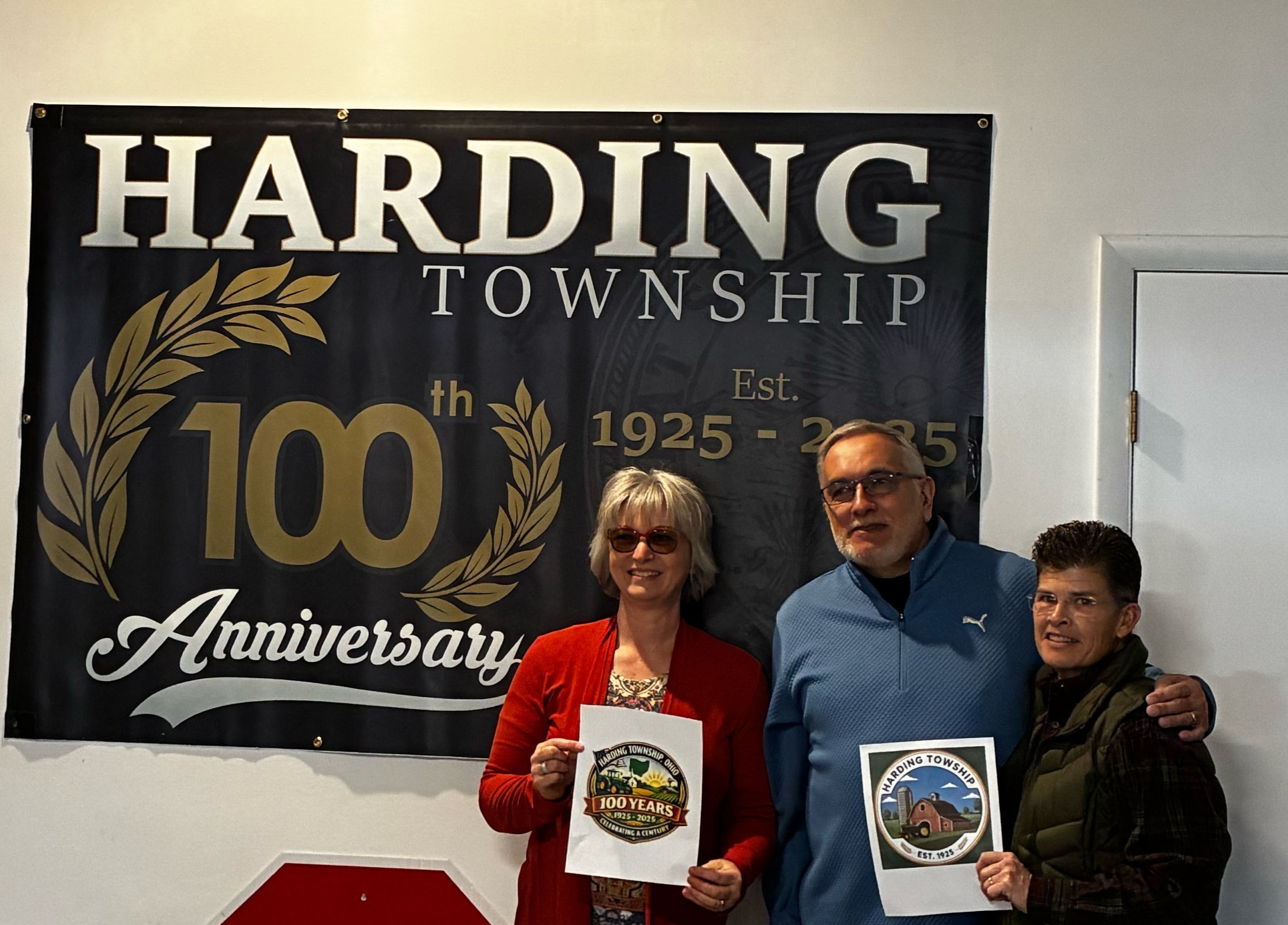 Winners of the Harding Township logo contest