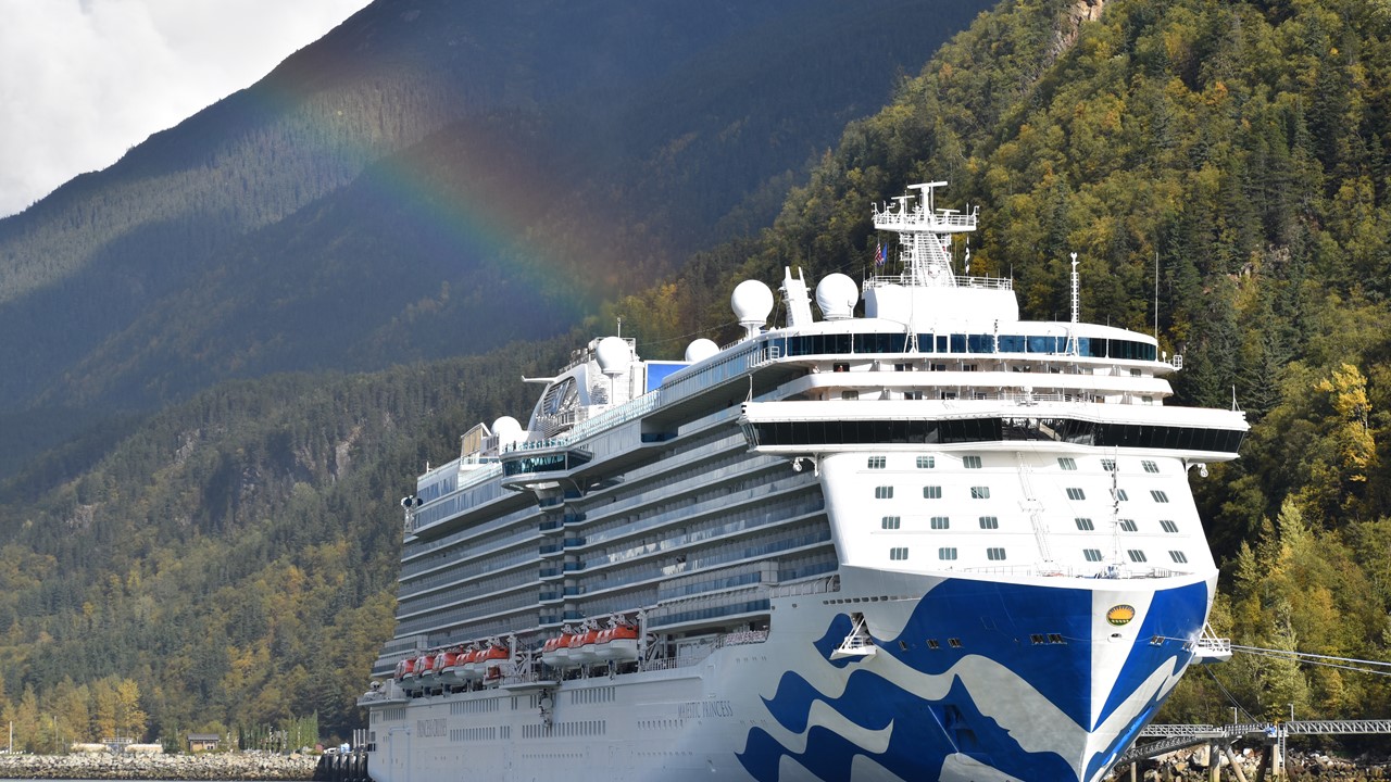 The cruise port at the end of the rainbow