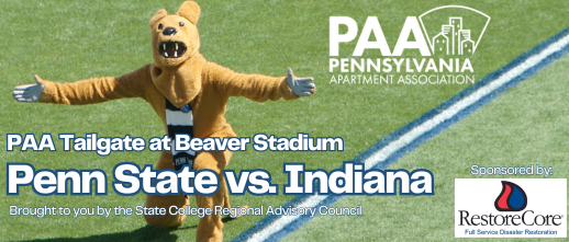  PAA Tailgate: Penn State VS. Indiana College Football Game Sponsored by RestoreCore