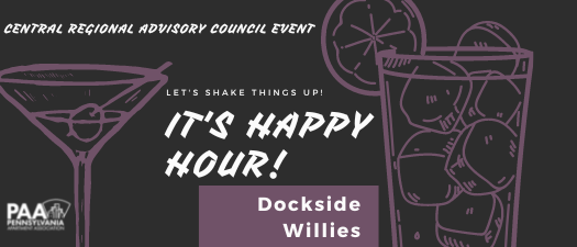 Dockside Willies Happy Hour-Hosted by the Central Regional Advisory Council