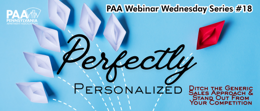 Perfectly Personalized: Ditch the Generic Sales Approach & Stand Out From Your Competition -PAAWW#18