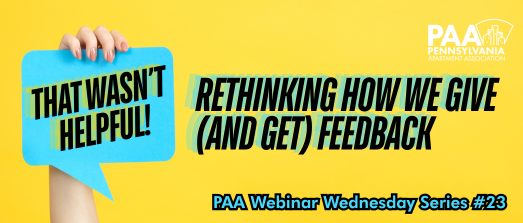 “That Wasn’t Helpful!” Rethinking How We Give (and Get) Feedback -PAAWW#23