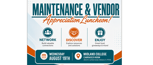 August-Maintenance & Vendor Appreciation Luncheon