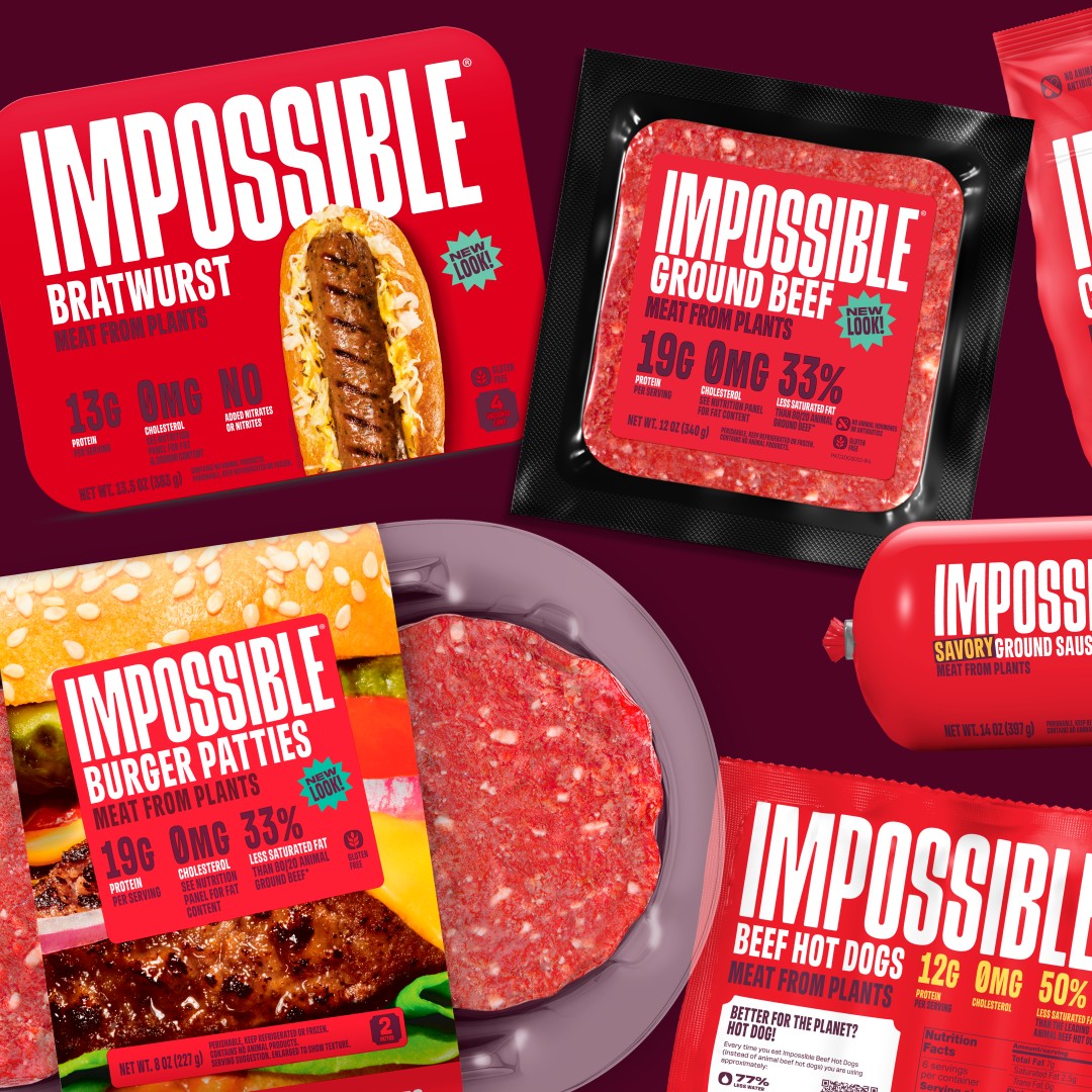 Impossible Foods’ bold new packaging