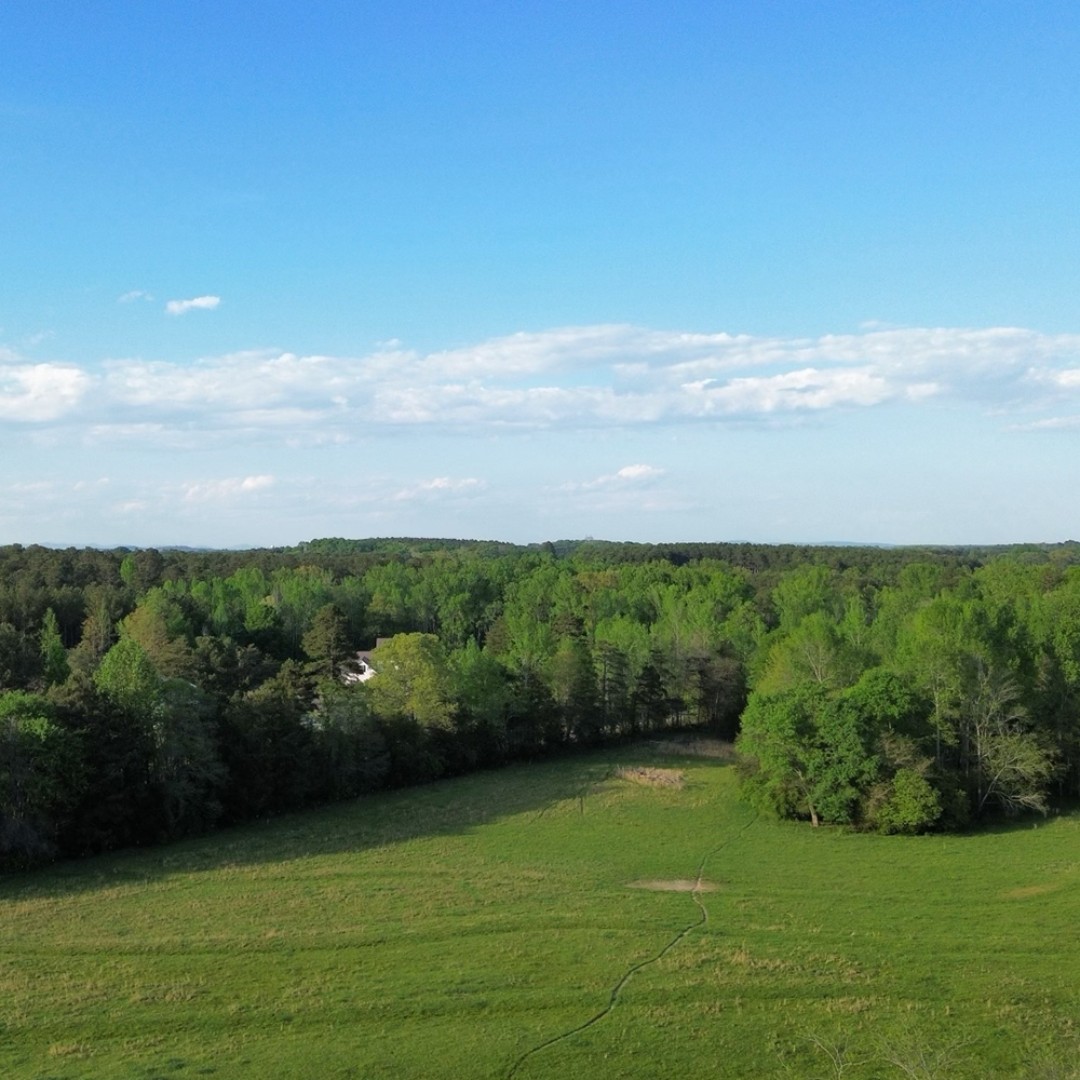 An overhead view of the Impossible Ranch
