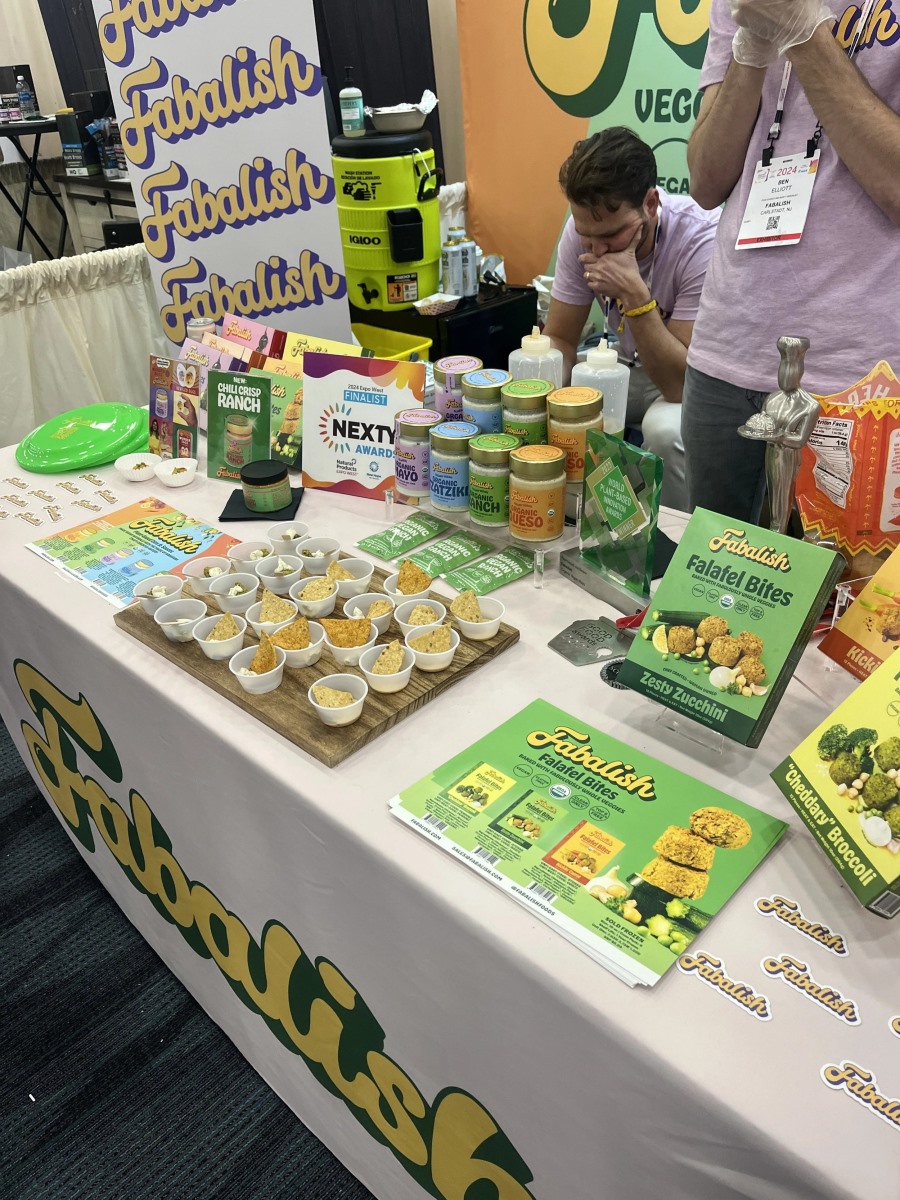 Fabalish booth and samples